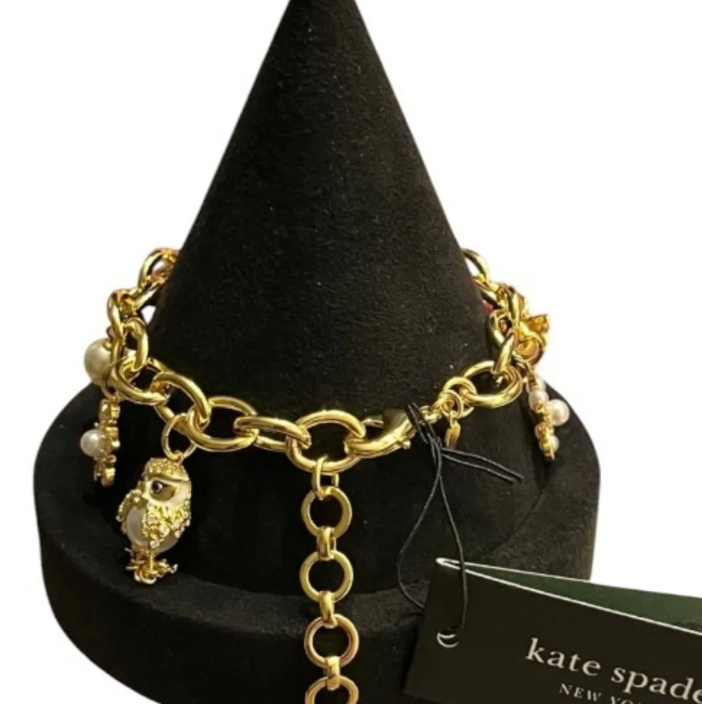NWT NEW Kate Spade New York ♠️ Winter Wonderland Charm Bracelet - Picture 3 of 5